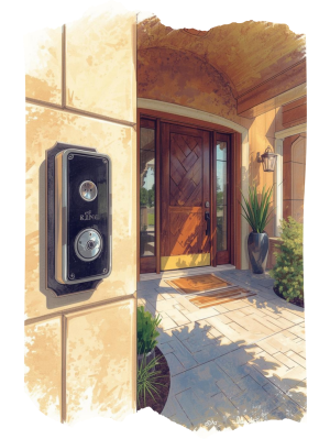 Ring doorbell service set up