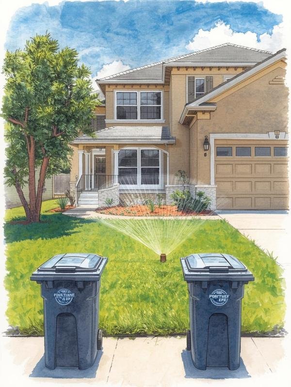 The house looks lived in while you're away